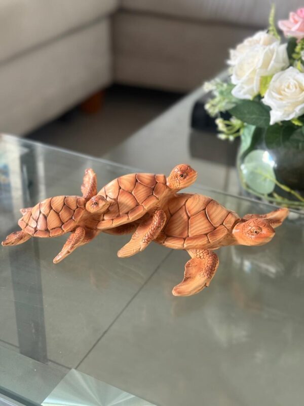 Tortugas Familia - Poliresina